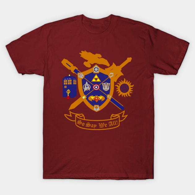 Geek Crest 2.0 T-Shirt by DavinciSMURF